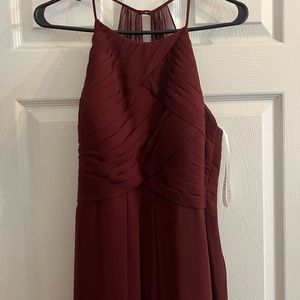 Formal long a line dress